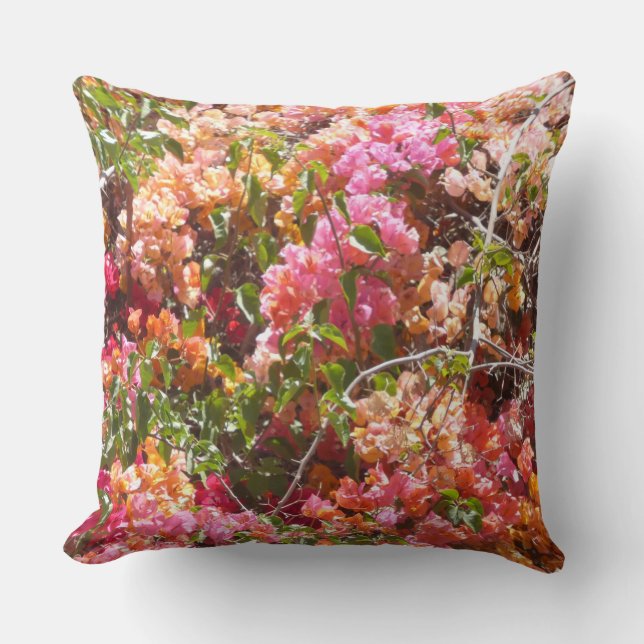 Coussin jeté Bougainvillée (Recto)