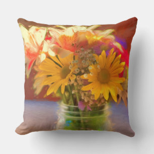 Coussin jeté Bouquet d'été