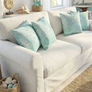 Coussin jeté brise de vague océanique