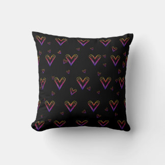 coussin jeté coeur