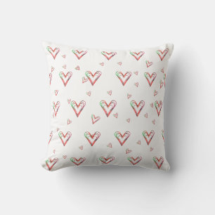 coussin jeté coeur
