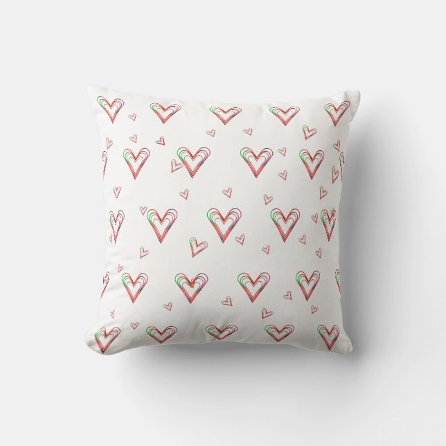 coussin jeté coeur (Recto)