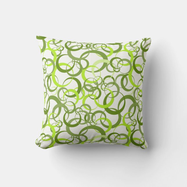 Coussin Jeté de Coussin-Motif Cercle (Recto)