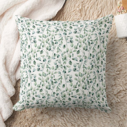 Coussin Jeté - Eucalyptus Argenté (Couverture)