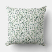 Coussin Jeté - Eucalyptus Argenté (Recto)