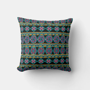 Coussin jeté mosaïque