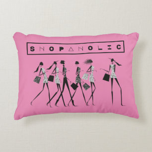 Coussin jeté pour accro du shopping
