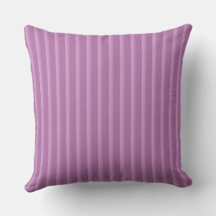 coussin jeté rayures violettes
