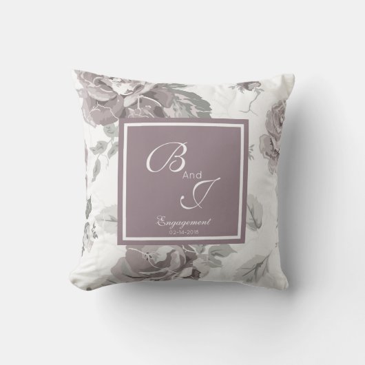 Coussin jeté rose poussiéreux (Recto)