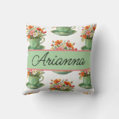 Coussin jeté thé personnalisé (Verso)