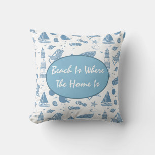 Coussin Jeté - Thème de la Plage