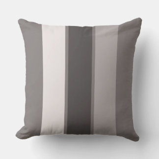 Coussin jeté « Warm Grey 3 Stripe (2 of 3) 20 "