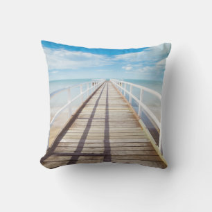 Coussin Jetée de plage Tropical Pillow en plein air