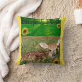 Coussin Jeter Cerf d'Oreiller (Couverture)