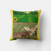 Coussin Jeter Cerf d'Oreiller (Verso)
