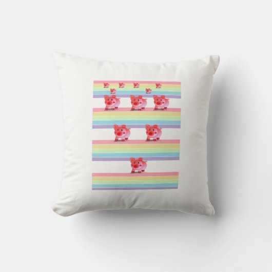 Coussin Jeter Cochon d'oreiller (Recto)