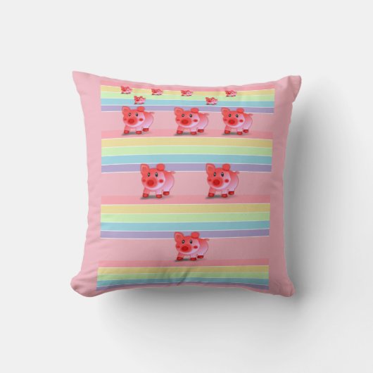 Coussin Jeter Cochon d'oreiller (Recto)