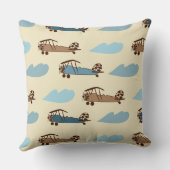 Coussin Jeter Jouet d'oreiller Avion 2 (Verso)