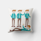 Coussin Jeter l'oreiller 16 po x 16 po (Verso)