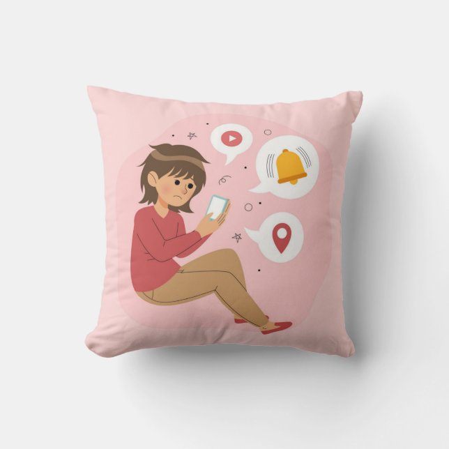 Coussin Jeter l'oreiller 16 po x 16 po (Recto)