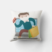 Coussin Jeter l'oreiller 16 po x 16 po (Verso)