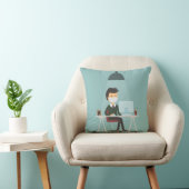 Coussin Jeter l'oreiller 16 po x 16 po (Chaise)
