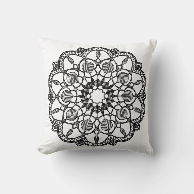 Coussin Jeter l'oreiller 16 po x 16 po (Recto)