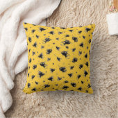 Coussin Jeter l'oreiller avec Motif d'abeille à main en ja (Couverture)