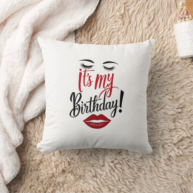 Coussin Jeter l'oreiller - C'est mon anniversaire (Couverture)