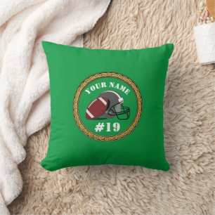 Coussin Jeter l'oreiller Football - Ajouter Nom et numéro