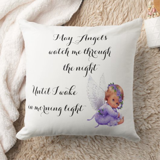 Coussin Jeter l'oreiller/l'ange (Couverture)