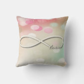 Coussin Jeter l'oreiller/l'infini et l'amour (Verso)