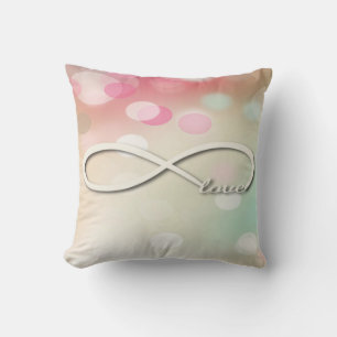 Coussin Jeter l'oreiller/l'infini et l'amour