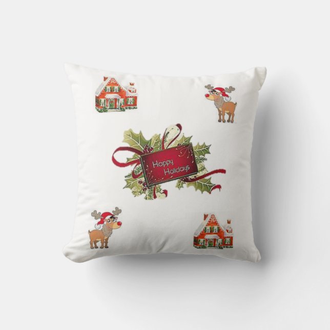 Coussin Jeter l'oreiller Noël (Recto)