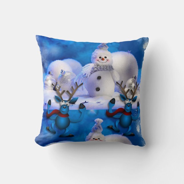 Coussin Jeter l'oreiller Noël (Recto)