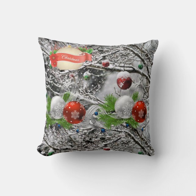 Coussin Jeter l'oreiller Noël (Recto)