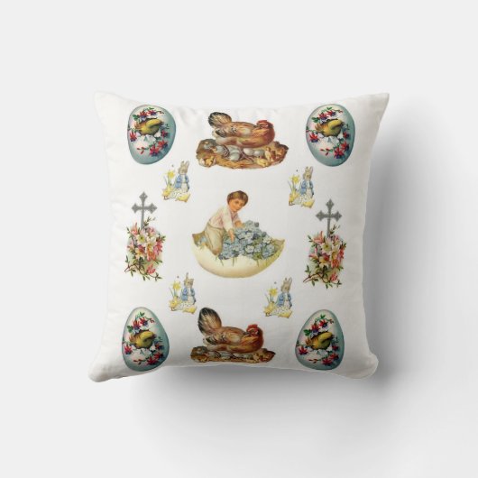 Coussin Jeter l'oreiller Pâques (Verso)