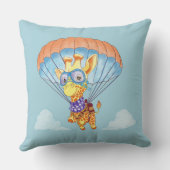 Coussin Jeter l'oreiller parachute Giraffe (Verso)