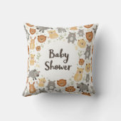 Coussin Jeter l'oreiller pour le Baby shower (Verso)