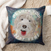 Coussin Jeter l'oreiller pour les enfants mignon Labradood (Couverture)