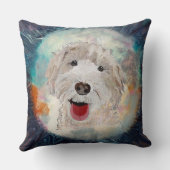 Coussin Jeter l'oreiller pour les enfants mignon Labradood (Verso)