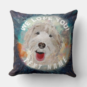 Coussin Jeter l'oreiller pour les enfants mignon Labradood
