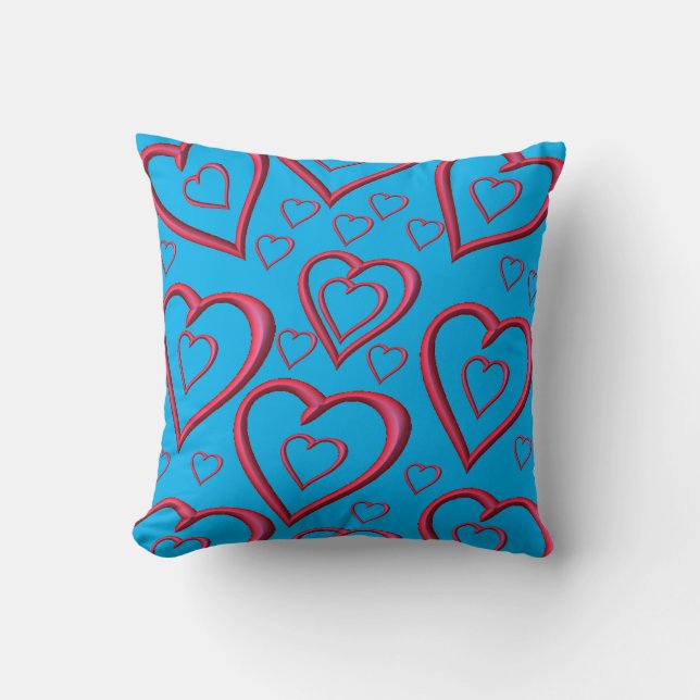 Coussin Jeter l'oreiller Saint-Valentin (Recto)
