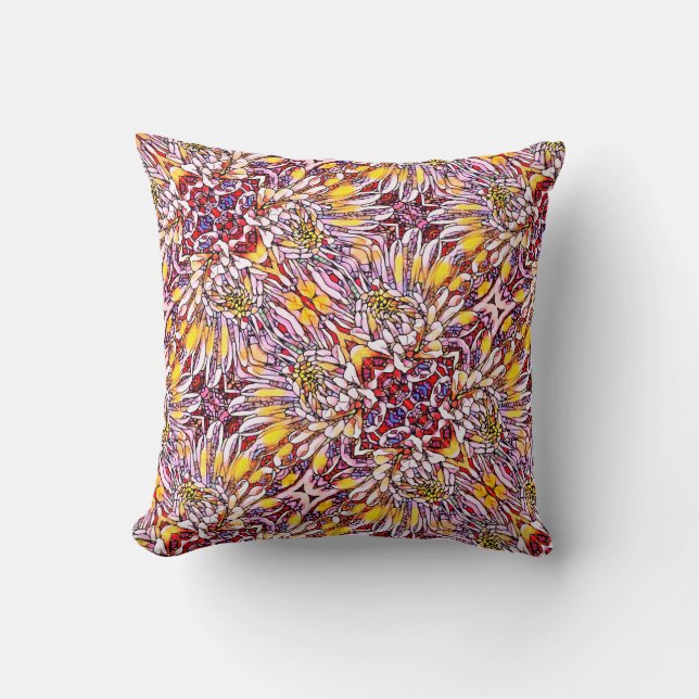 Coussin Jeter l'oreiller - SG Dahlia #2 (Recto)
