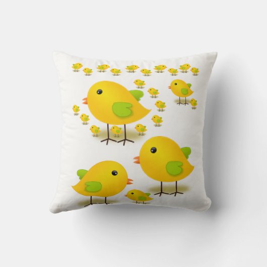 Coussin Jeter Oiseau d'oreiller (Verso)