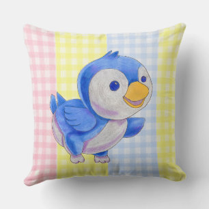 Coussin Jeter Oiseau Jouet Oiseau Gingaham