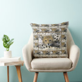 Coussin Jeter Oreiller/Bébé Cheetah (Chaise)