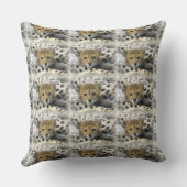 Coussin Jeter Oreiller/Bébé Cheetah (Verso)