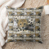 Coussin Jeter Oreiller/Bébé Cheetah (Couverture)