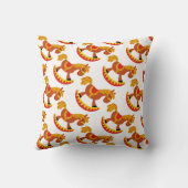 Coussin Jeter Oreiller/Cheval à roche (Verso)